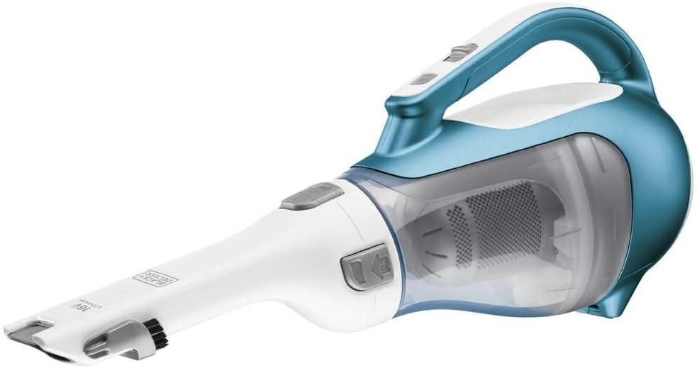BLACK+DECKER dustbuster AdvancedClean Cordless Handheld Vacuum, Compact Home and Car Vacuum with Crevice Tool