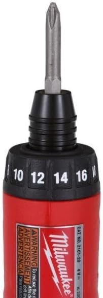 Milwaukee 2101-22 M4 1/4 Hex Screwdriver Kit W/2 Bat