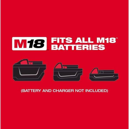 Milwaukee 2626-20 M18 18V Lithium Ion Cordless 18,000 OPM Orbiting Multi Tool with Woodcutting Blades and Sanding Pad with Sheets Included (Battery Not Included, Power Tool Only)