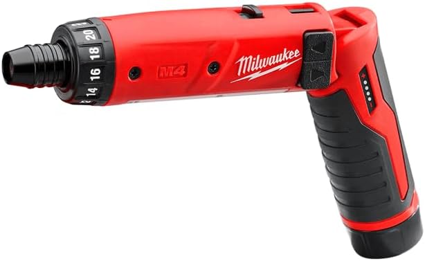 Milwaukee 2101-22 M4 1/4 Hex Screwdriver Kit W/2 Bat