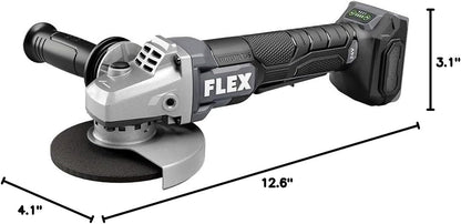 FLEX 24V Brushless Cordless 5-Inch 10,000 RPM Variable Speed Paddle Switch Angle Grinder Tool Only, Battery and Charger Not Included - FX3171A-Z