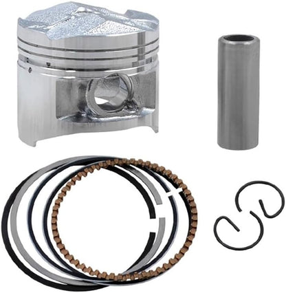 For FZ250 FZR250 1HX Motorcycle Engine Parts STD +25 +50 Cylinder Bore Size 48 48.25 48.50 mm Piston & Rings & Clips Spare parts(4 Sets 48.25mm)