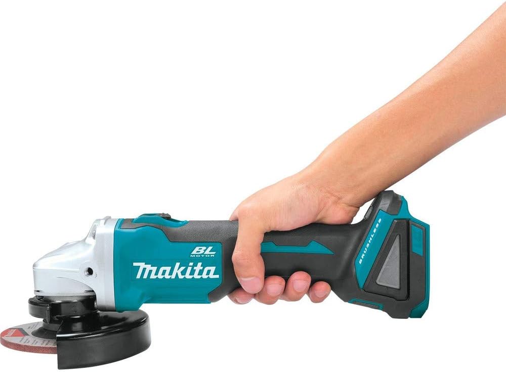 Makita XAG04Z 18V LXT® Lithium-Ion Brushless Cordless 4-1/2” / 5" Cut-Off/Angle Grinder, Tool Only