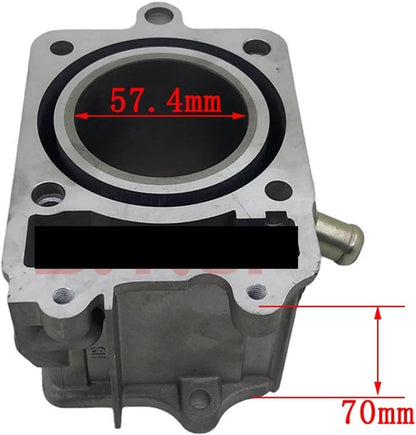 Motorcycle Cylinder Piston Gasket Kit ELITE 150 CH150 Water-cooled Engine Spare Parts Motorcycle parts