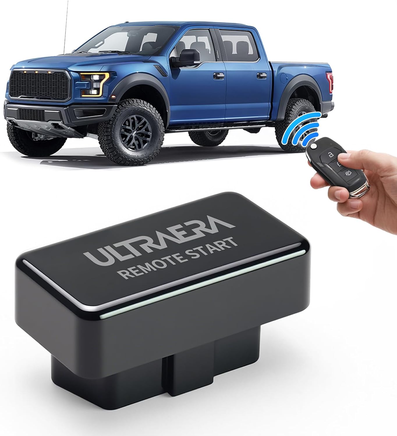 Remote Start Compatible with Ford F-150 2015 2016 2017 2018 2019 2020, || Plugs in to OBD2 Port || No Installation Required || （only Applicable 2015-2020 XLT car）