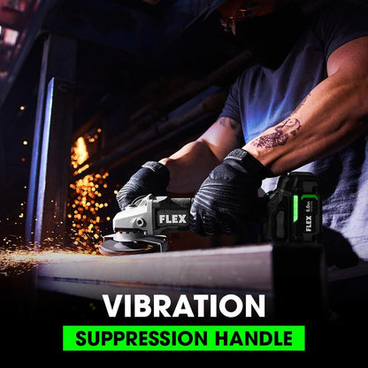 FLEX 24V Brushless Cordless 5-Inch 10,000 RPM Variable Speed Paddle Switch Angle Grinder Tool Only, Battery and Charger Not Included - FX3171A-Z