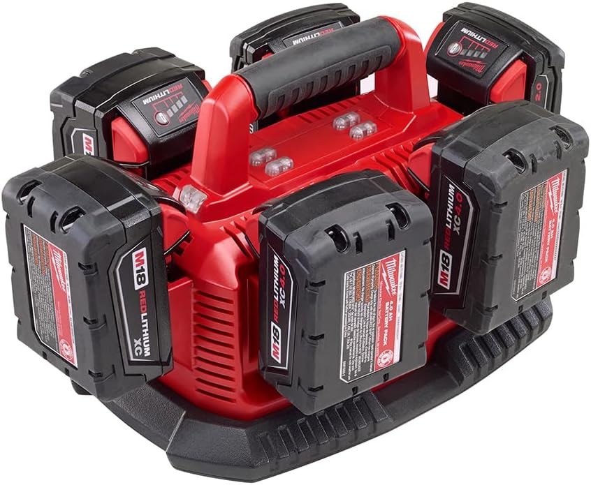 Milwaukee 48-59-1806 M18 Six Pack Sequential Charger