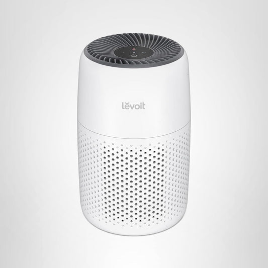 LEVOIT Air Purifiers for Bedroom Home Dorm, 3-in-1 Filter Cleaner with Fragrance Sponge for Better Sleep, Filters Smoke, Allergies, Pet Dander, Odor, Dust, Office, Desktop, Core Mini-P, White