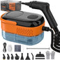 Steam Cleaner for Home & Car-Portable Handheld Steamer for Cleaning with 3-Level Handle, 15s Heat-Up, Large Tank, 16 Accessories - Clean Grease, Grout, Tile, Floor, Couch, Dirt, Furniture