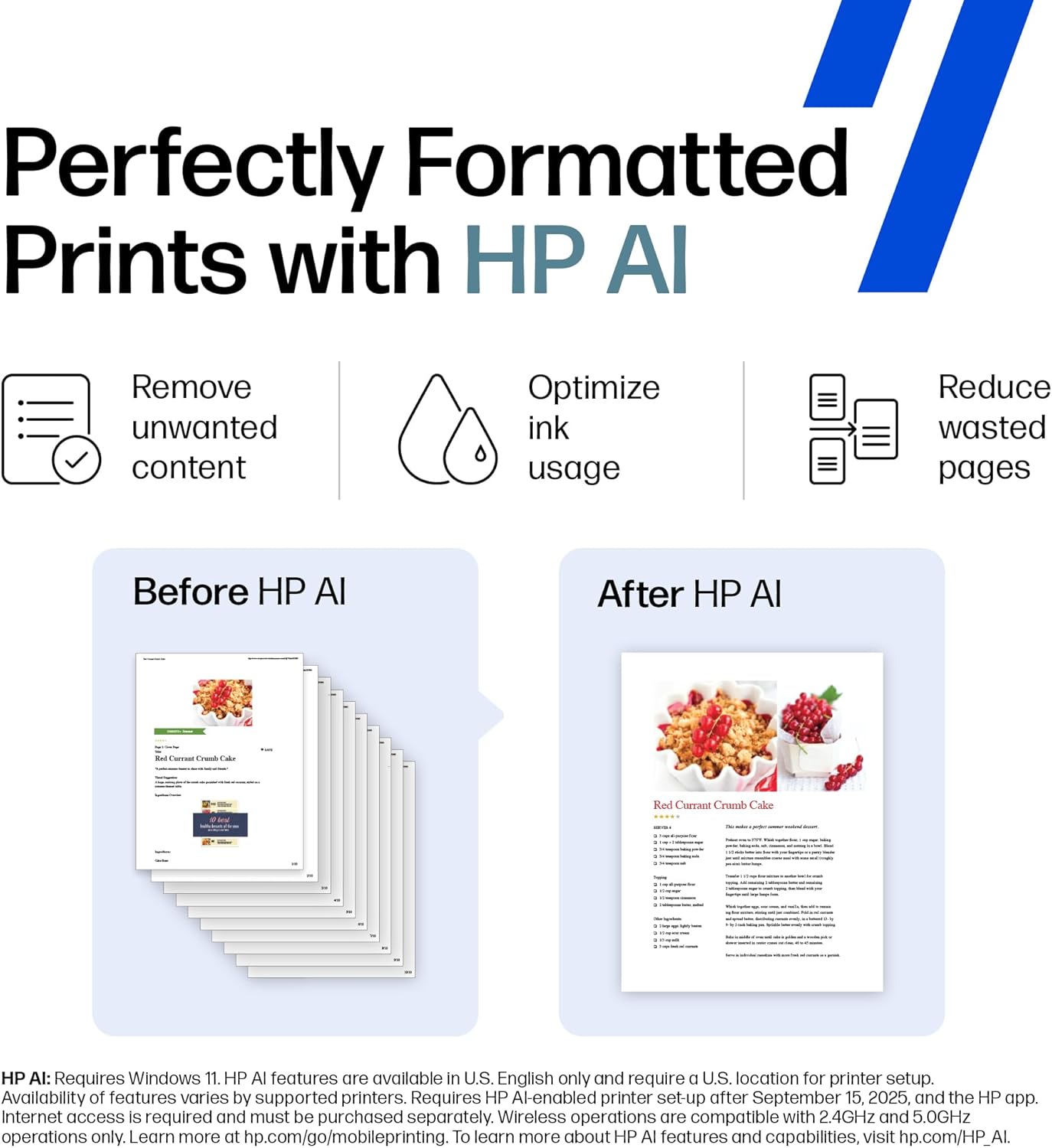 HP DeskJet 2855e Wireless All-in-One Color Inkjet Printer, Scanner, Copier, Best-for-home, 3 month Instant Ink trial included, AI-enabled (588S5A)