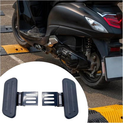 Motorcycle Foot Rest Electric Bike Front Footrest Modification Metal Widen Front Foot Pedal Foot Rest Pedals Motorcycle Foot Pegs Spare Parts