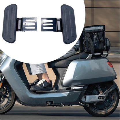 Motorcycle Foot Rest Electric Bike Front Footrest Modification Metal Widen Front Foot Pedal Foot Rest Pedals Motorcycle Foot Pegs Spare Parts
