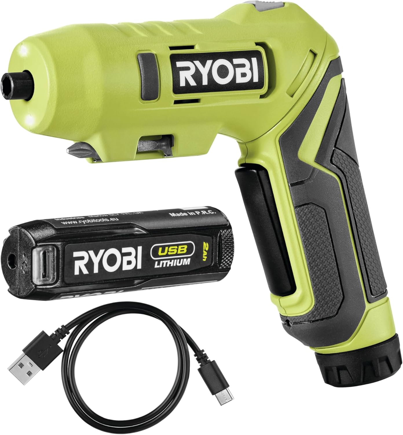Ryobi RSDP4-120G 4V Cordless Pivoting Screwdriver (1 x 4V 2.0Ah)