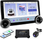 10.1" Wireless CarPlay & Android Auto Car Stereo - 2GB RAM 64GB ROM, DSP Sound, 1080P Backup Camera, Bluetooth 5.0, HD Touchscreen Media Receiver