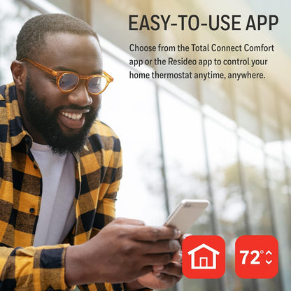 Honeywell Home RTH9585WF1004 Wi-Fi Smart Color Thermostat, 7 Day Programmable, Touch Screen, Energy Star, Alexa Ready, Gray