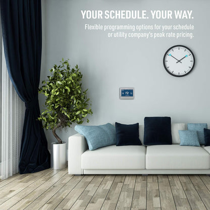 Honeywell Home RTH9585WF1004 Wi-Fi Smart Color Thermostat, 7 Day Programmable, Touch Screen, Energy Star, Alexa Ready, Gray