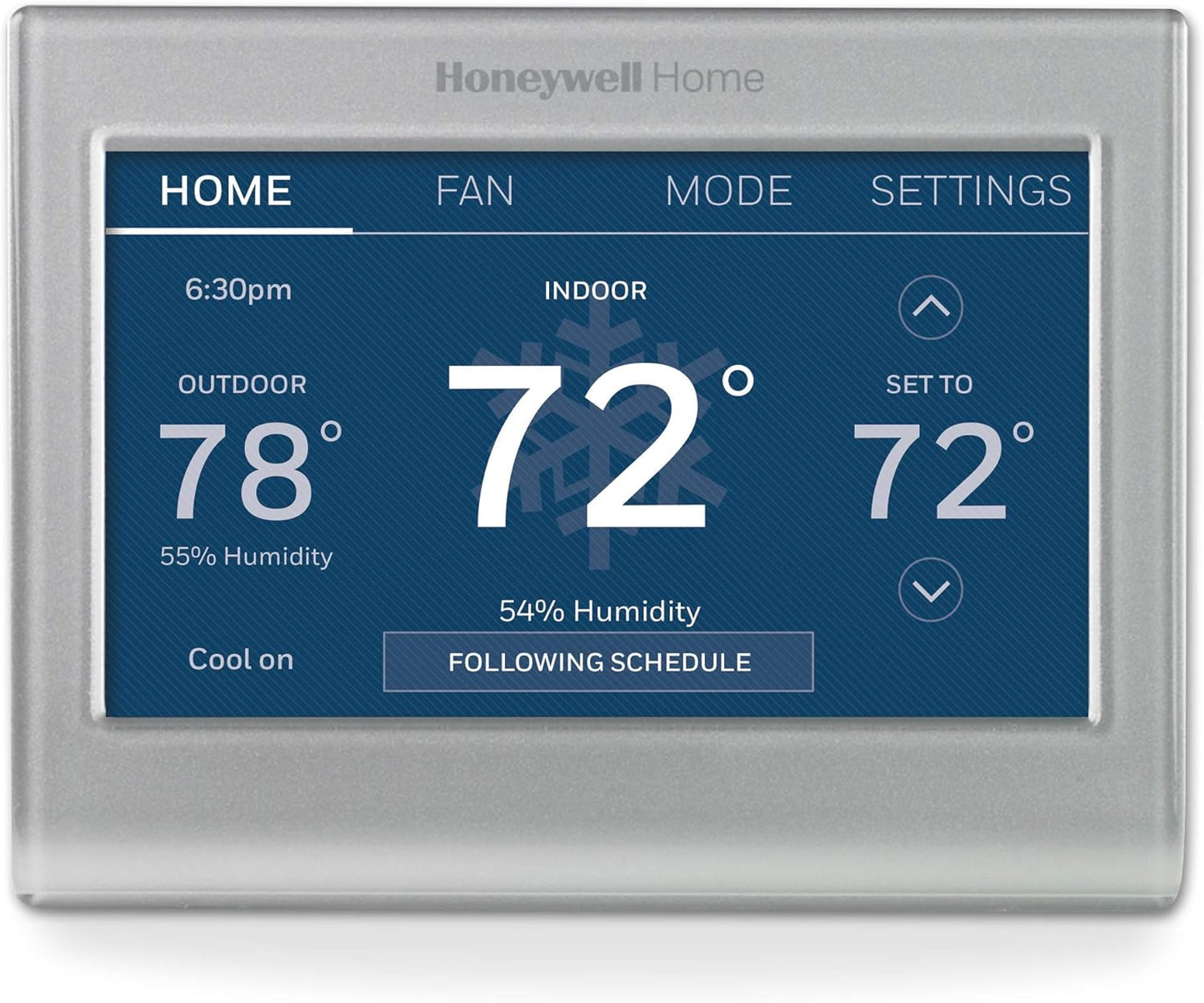 Honeywell Home RTH9585WF1004 Wi-Fi Smart Color Thermostat, 7 Day Programmable, Touch Screen, Energy Star, Alexa Ready, Gray