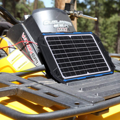 UNER POWER Waterproof 12W 12V Solar Battery Charger & Maintainer Pro, Built-in UltraSmart MPPT Charge Controller, 12 Volt Solar Panel Trickle Charging Kits for Car Automotive Boat Marine RV Trailer